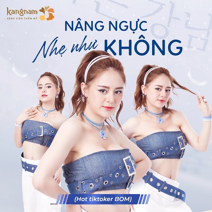 Vòng 1 to tròn, săn chắc quyến rũ của cô nàng Bom sau khi trải nghiệm dịch vụ “Nâng ngực nhẹ như không”