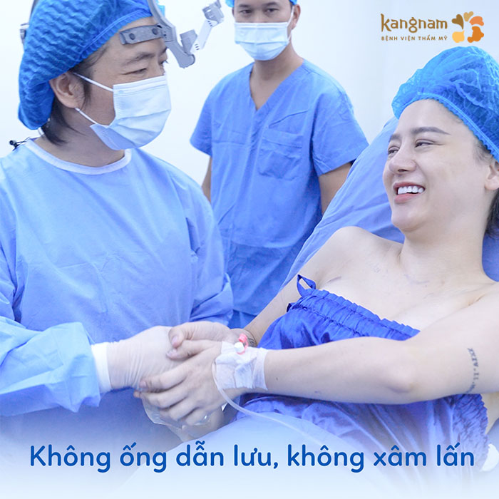 Phương pháp nâng ngực không đặt ống dẫn lưu, hạn chế xâm lấn