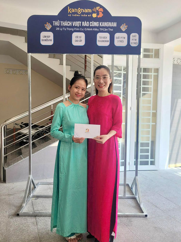 Các mini game do Kangnam tổ chức được chị em phụ nữ nhiệt tình hưởng ứng