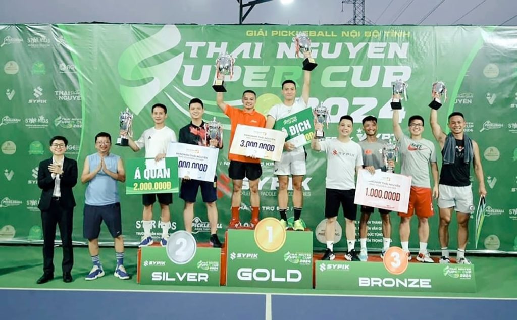 Kangnam Thái Nguyên đã đồng hành và tài trợ giải đấu Pickleball Supercup 2024