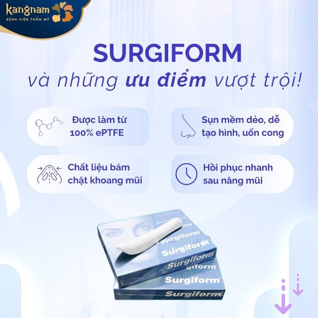 Sử dụng sụn sinh học cao cấp, tương thích cao với cơ thể