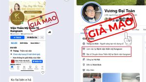 Cảnh báo giả mạo bệnh viện Thẩm mỹ Kangnam lừa gạt khách hàng