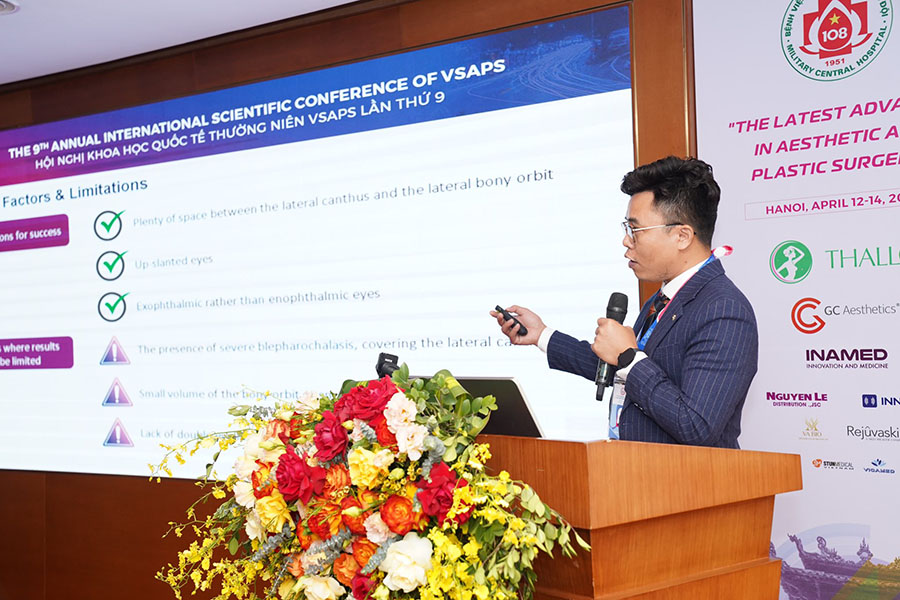 Dr. Mark Nguyễn trình bày bài báo cáo tại hội nghị