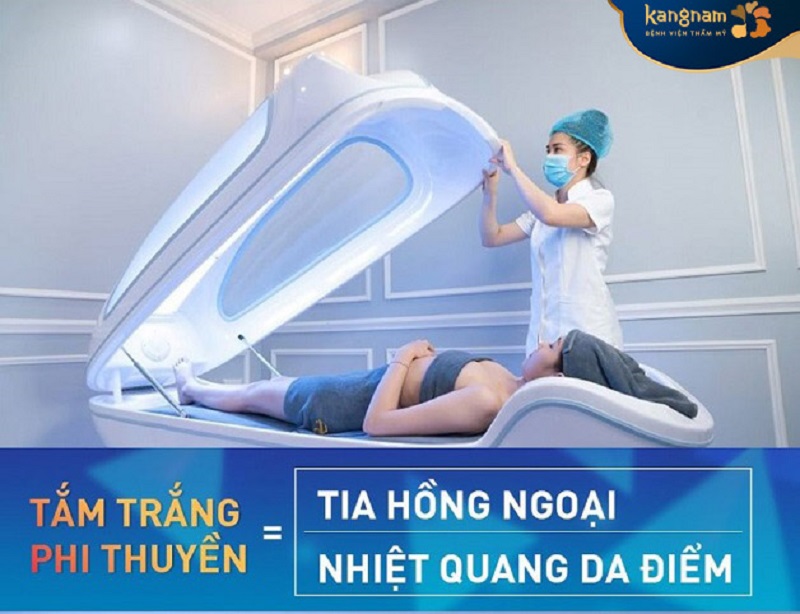 Công nghệ tắm trắng phi thuyền tác động vào sâu bên trong da