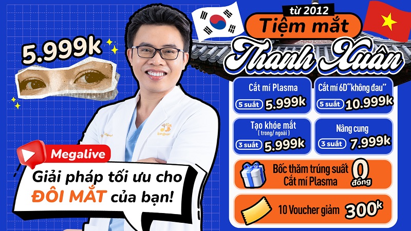 Dịch vụ thẩm mỹ mắt với chi phí hấp dẫn, được thực hiện bởi bác sĩ chuyên khoa nhiều kinh nghiệm