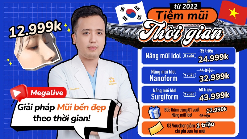 Khách hàng có cơ hội sở hữu dáng mũi cao, bền đẹp theo thời gian với mức giá hợp lý