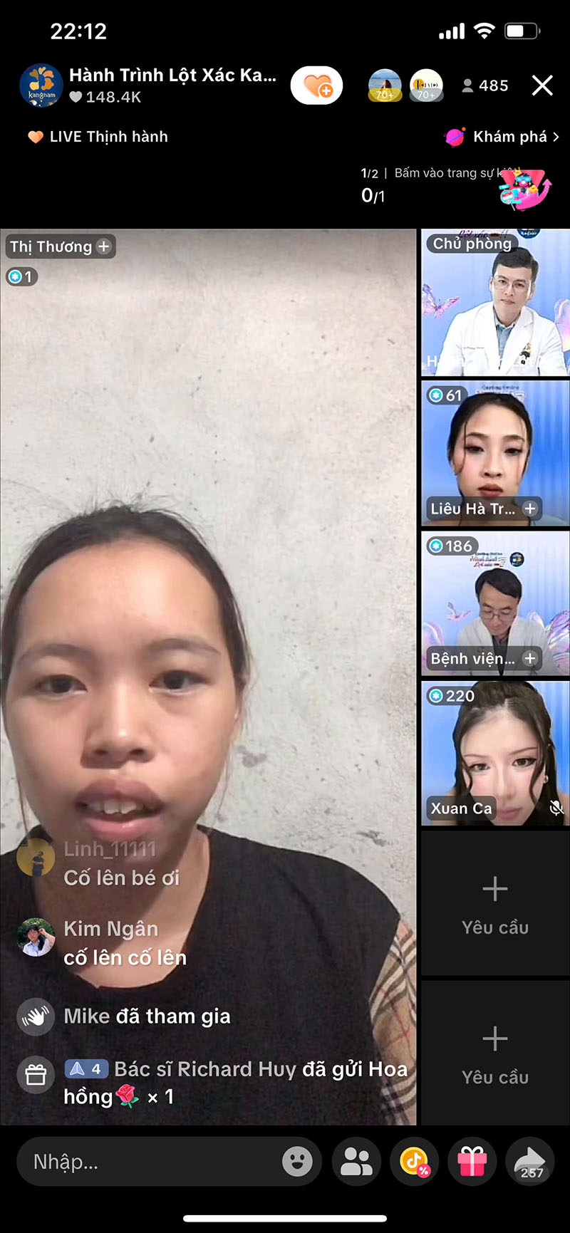 Nông Thị Thương chia sẻ câu chuyện của mình trong buổi casting