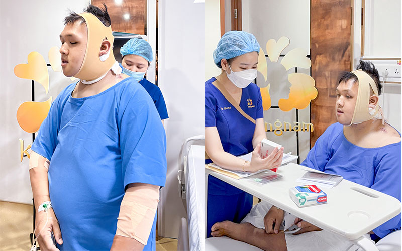 Trọng Nhân hồi phục nhanh sau phẫu thuật