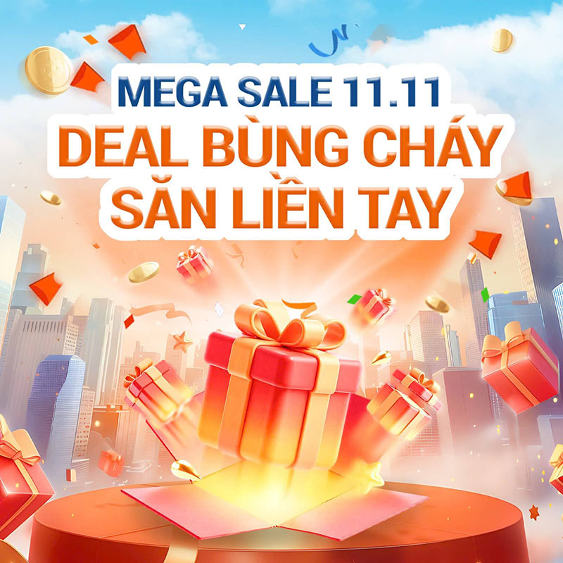 Vô vàn phần quà hấp dẫn tại mega sale 