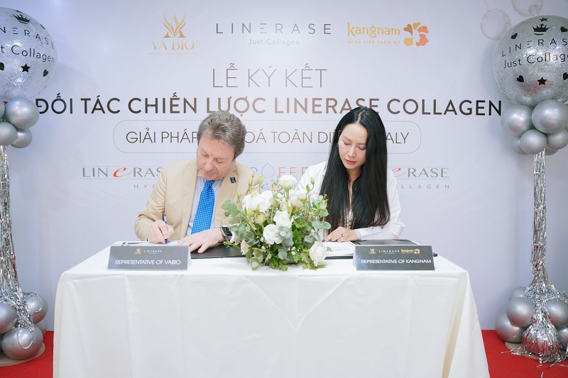 Dr. Jolie Huynh – Giám đốc Chuyên môn Da liễu hệ thống Kangnam và đại diện Linerase Collagen