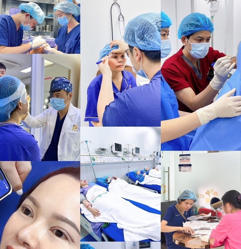 Đội ngũ bác sĩ giỏi trực tiếp cắt mí tại Kangnam TP.HCM