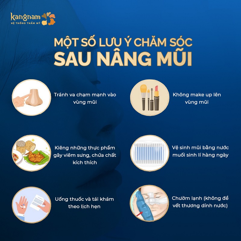 Vệ sinh mũi sạch sẽ, chườm lạnh đúng cách để vết thương nhanh phục hồi