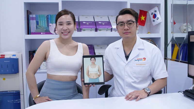 Bác sĩ tư vấn hút mỡ an toàn cho khách hàng tại Kangnam Hà Nội