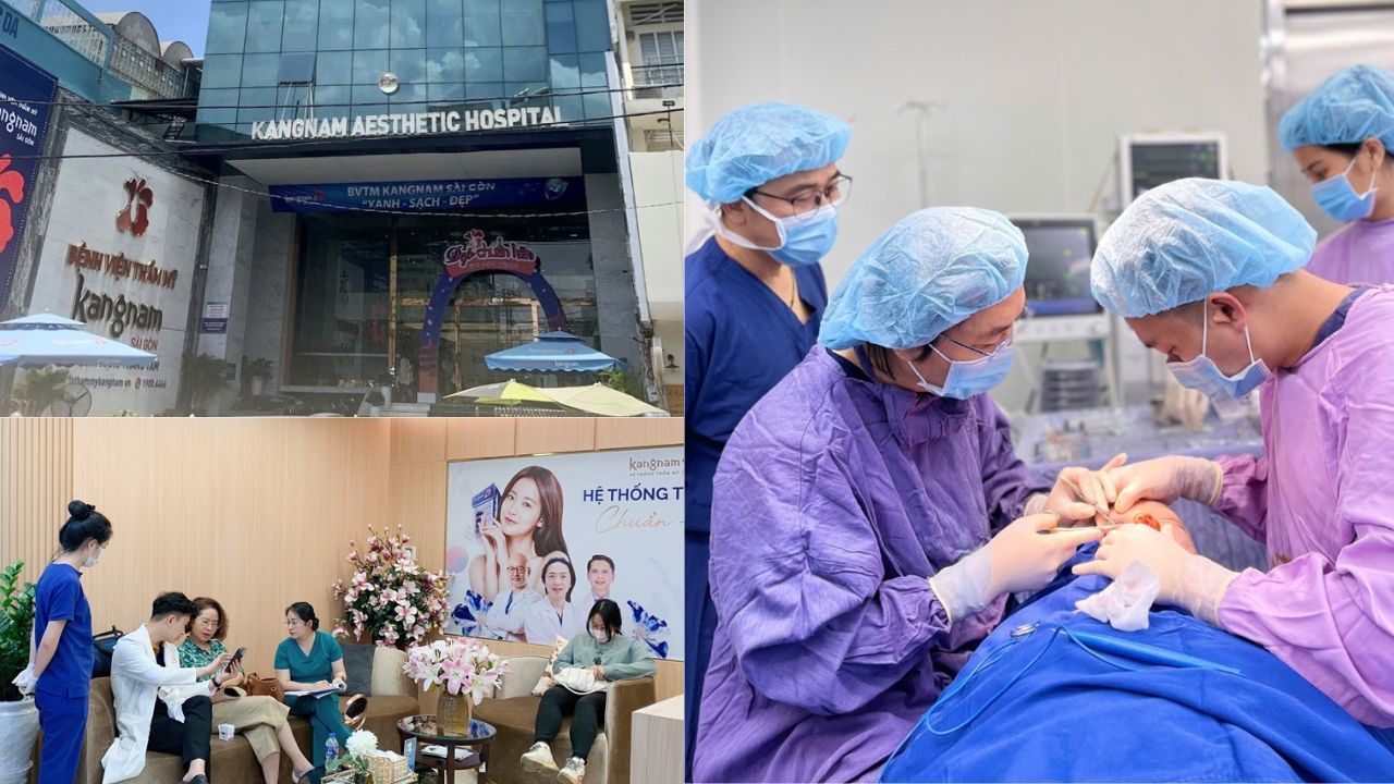 Không gian bên trong Bệnh viện Thẩm mỹ Kangnam Sài Gòn