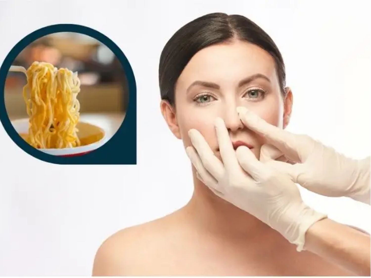 Sau nâng mũi không nên ăn mì tôm