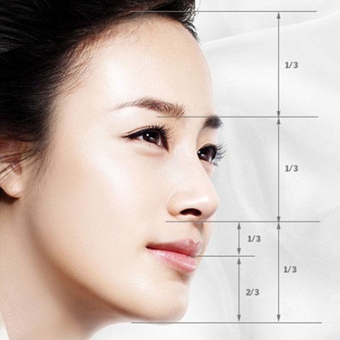 Tỉ lệ vàng của dáng mũi tự nhiên với độ lướt mềm mại giữa trán và môi nhìn hài hòa, phù hợp với khuôn mặt