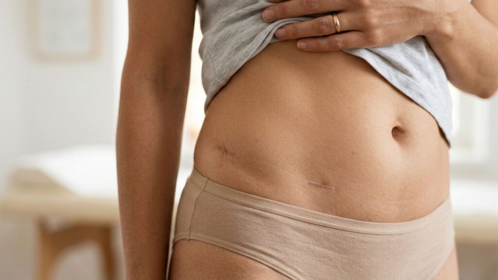 Sẹo hút mỡ có thấy rõ không? Vị trí giấu sẹo, kích thước mm và bí quyết chăm sóc để không bị thâm lồi