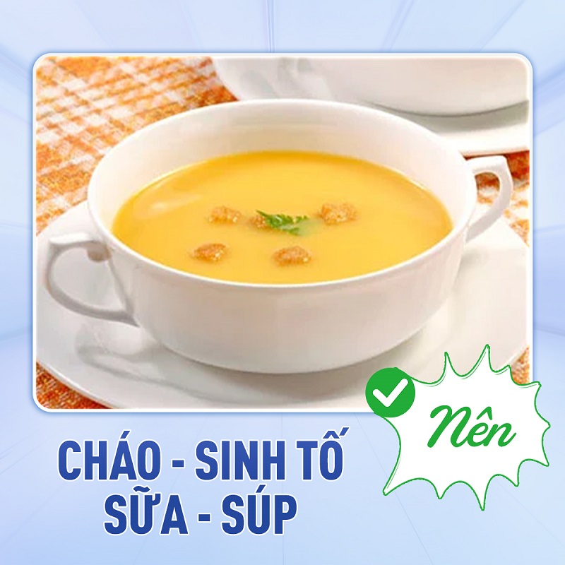 Cần ăn cháo và đồ mềm sau khi vừa chỉnh hàm hô