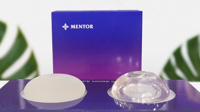  Các dòng túi ngực Mentor chính hãng Mỹ bao gồm túi tròn và túi giọt nước 