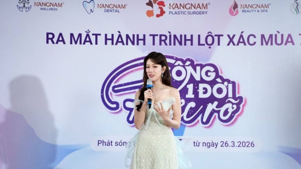 Họp báo Hành trình lột xác mùa 7 – Diễn viên Lê Huỳnh Thuý Ngân xuất hiện rực rỡ