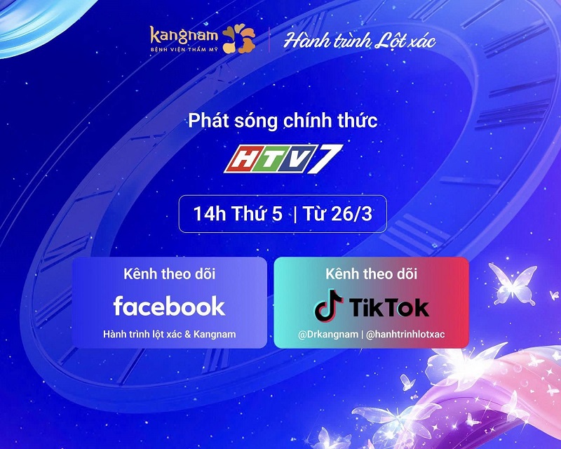 Lịch phát sóng chương trình Hành trình Lột xác mùa 7