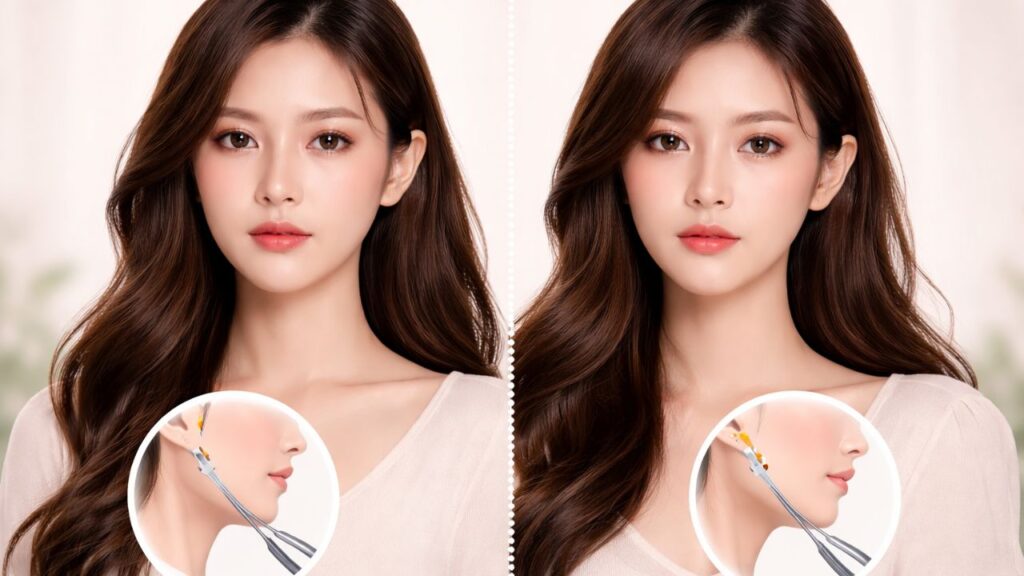 Mặt vuông nên gọt hàm hay hạ gò má? Cách chọn phương pháp phù hợp