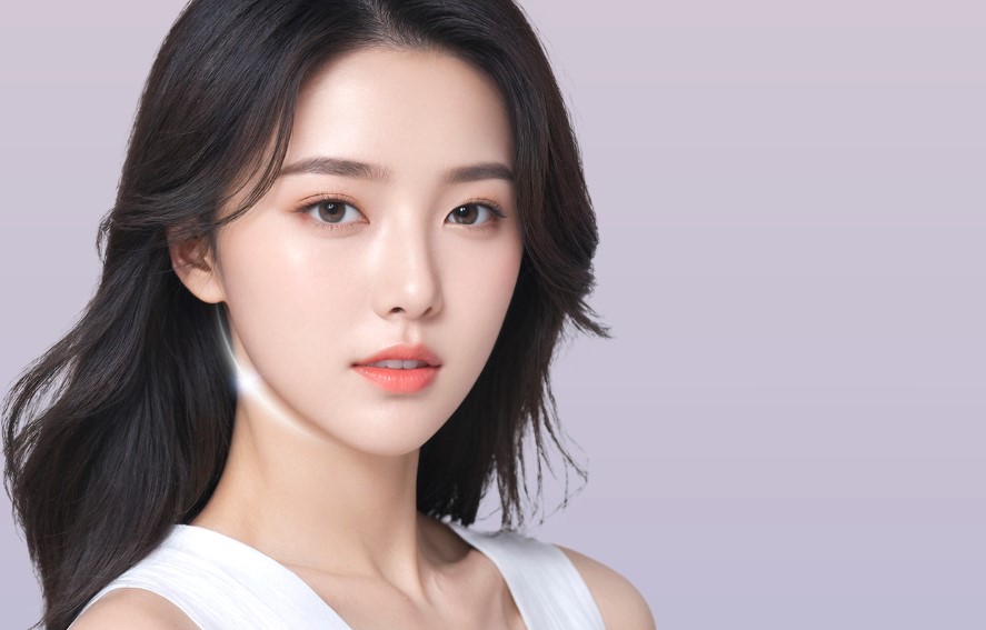 Hình ảnh khối cơ cắn phát triển quá mức che lấp cấu trúc xương hàm.