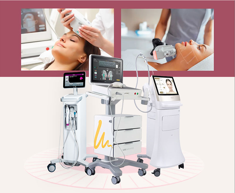 Hệ thống máy móc điều trị và chăm sóc da tiên tiến, hiện đại