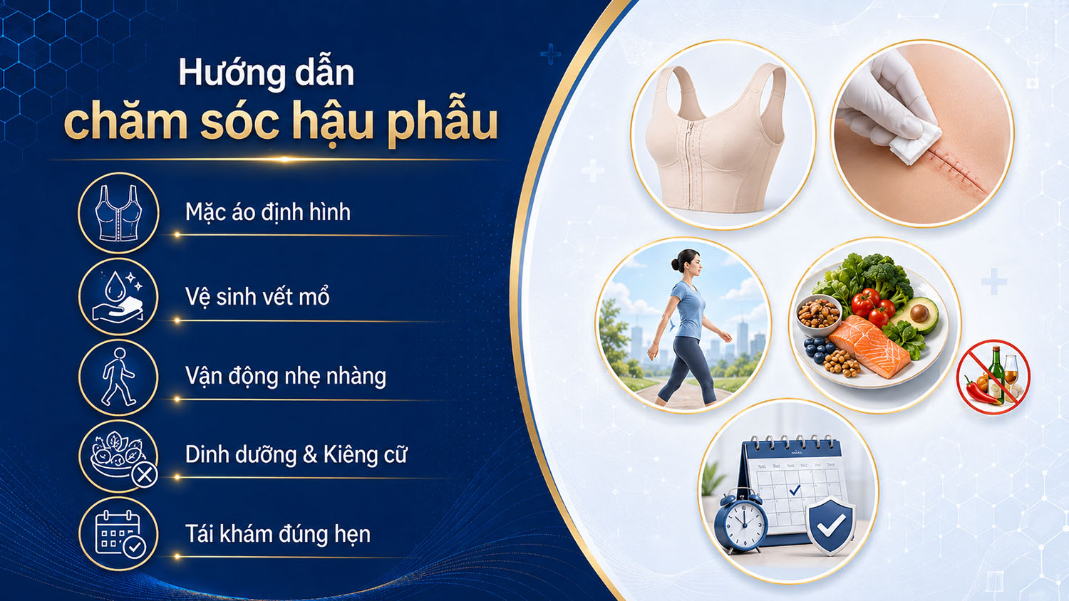 ảnh mô tả Hướng dẫn chăm sóc hậu phẫu đúng cách sau nâng ngực