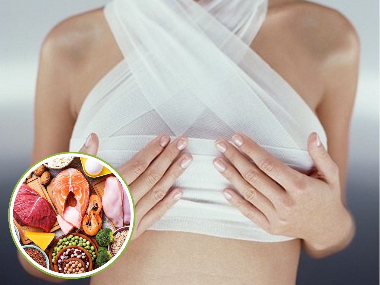 sau nâng ngực cần chú ý chế độ dinh dưỡng để phục hồi ổn định