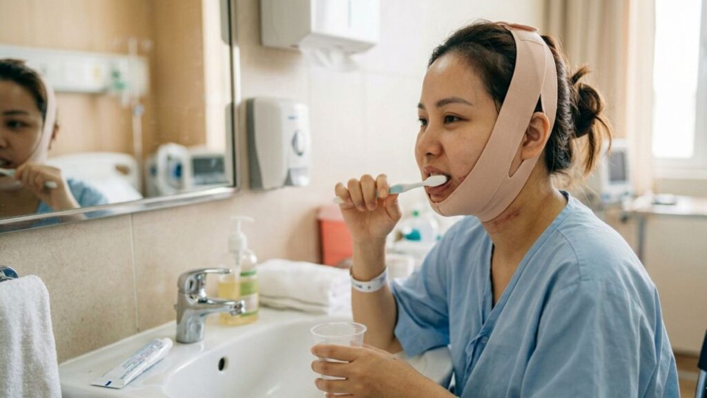 Sau phẫu thuật hàm mặt có được đánh răng không? Cách vệ sinh răng miệng an toàn