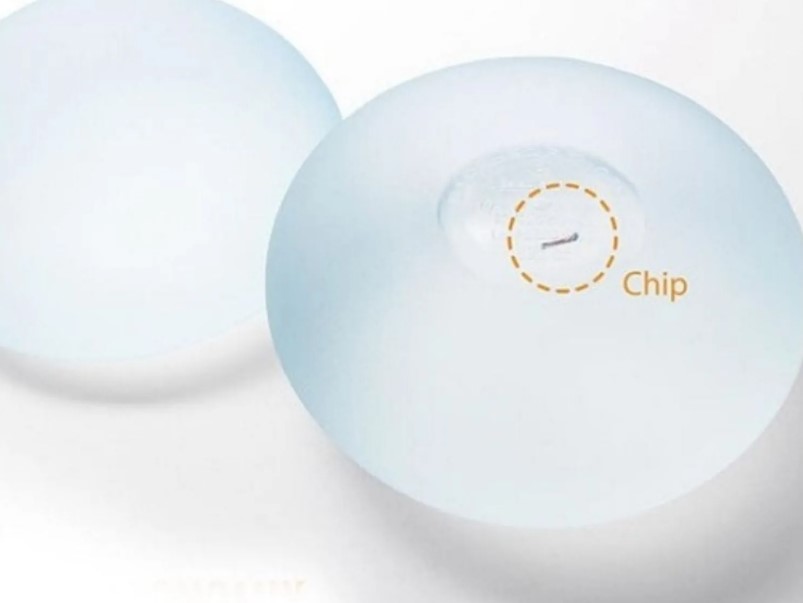 Túi có gắn chip lưu trữ thông tin, ngày sản xuất