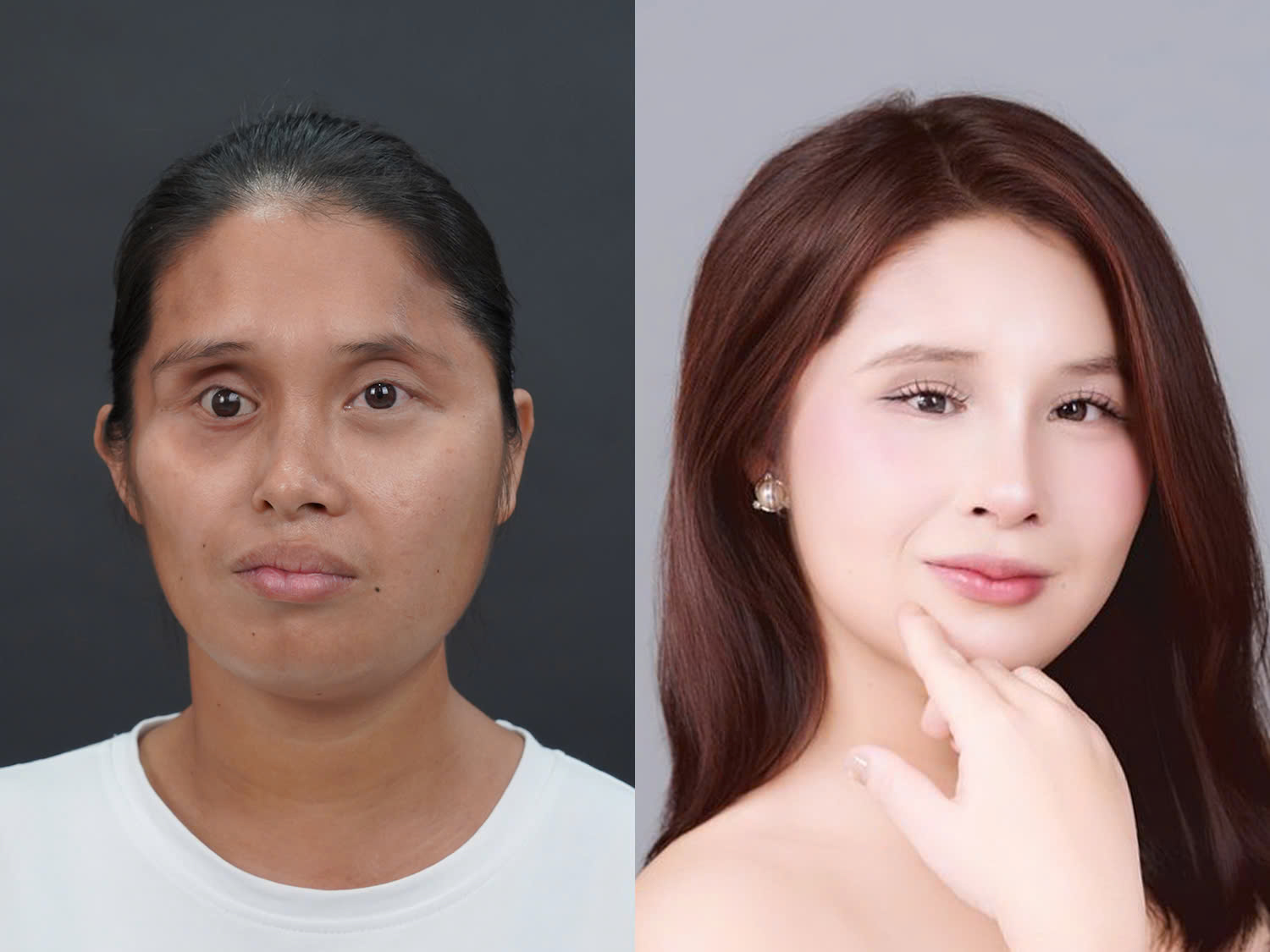 Sau phẫu thuật Lê Thị Yến sở hữu đường nét khuôn mặt hài hòa, không còn tình trạng lõm hóp 