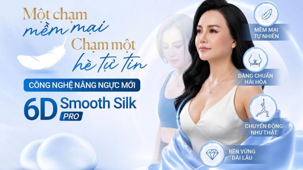 Nâng ngực 6D SmoothSilk Pro tại Kangnam: Công nghệ thế hệ mới 3 chuẩn tự nhiên – dùng túi Motiva Ergonomix 2
