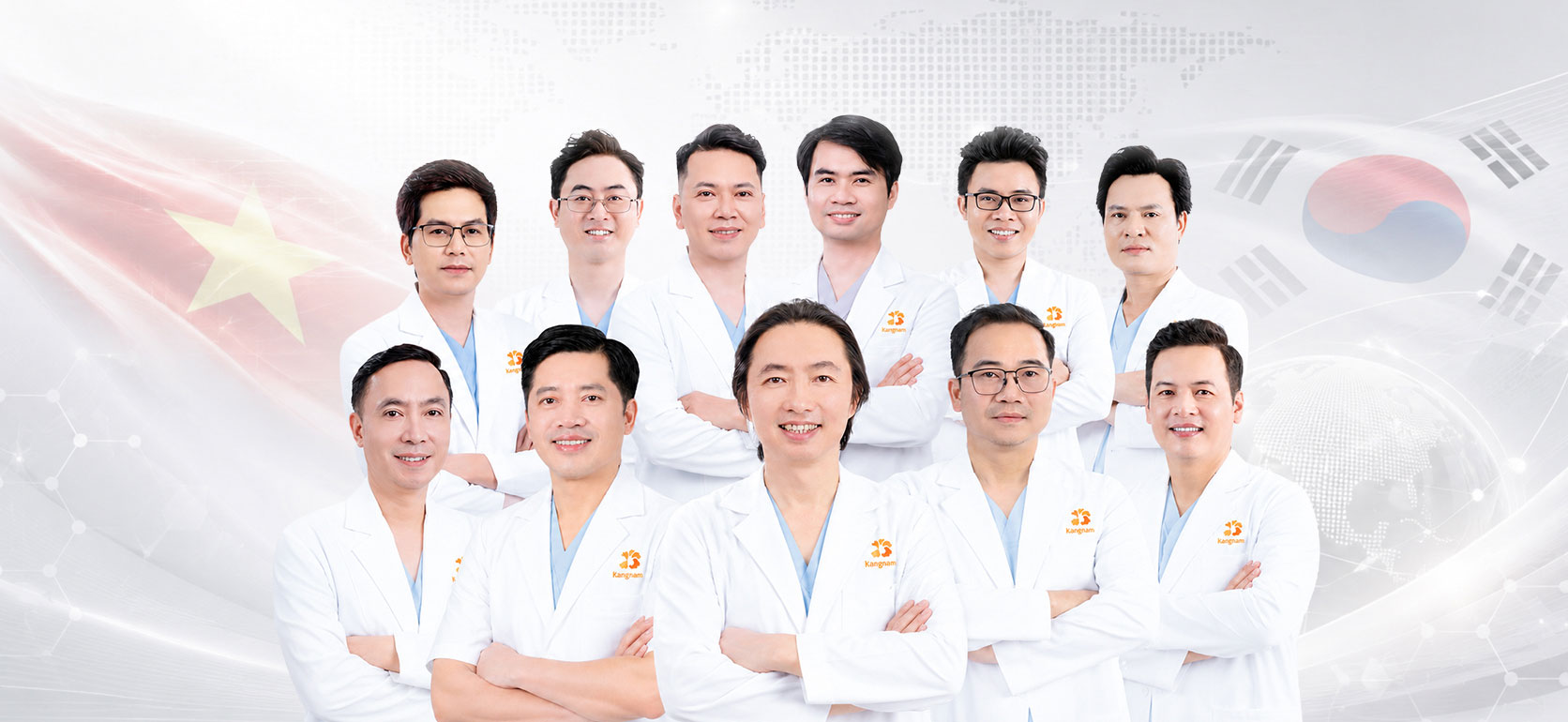 Đội ngũ bác sĩ chuyên khoa tại Bệnh viện thẩm mỹ Kangnam