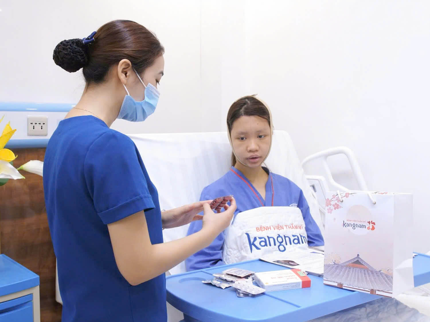 Tình được điều dưỡng chăm sóc tận tình và hướng dẫn sử dụng thuốc
