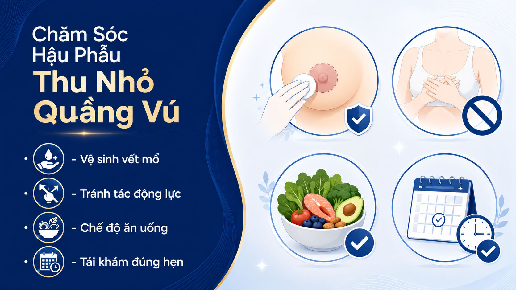 ảnh mô tả Chăm Sóc Hậu Phẫu Và Những Lưu Ý Giúp Vết Thương Nhanh Lành