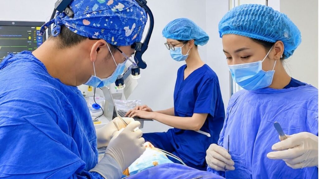 Kangnam có phòng mổ và ekip gây mê riêng không?
