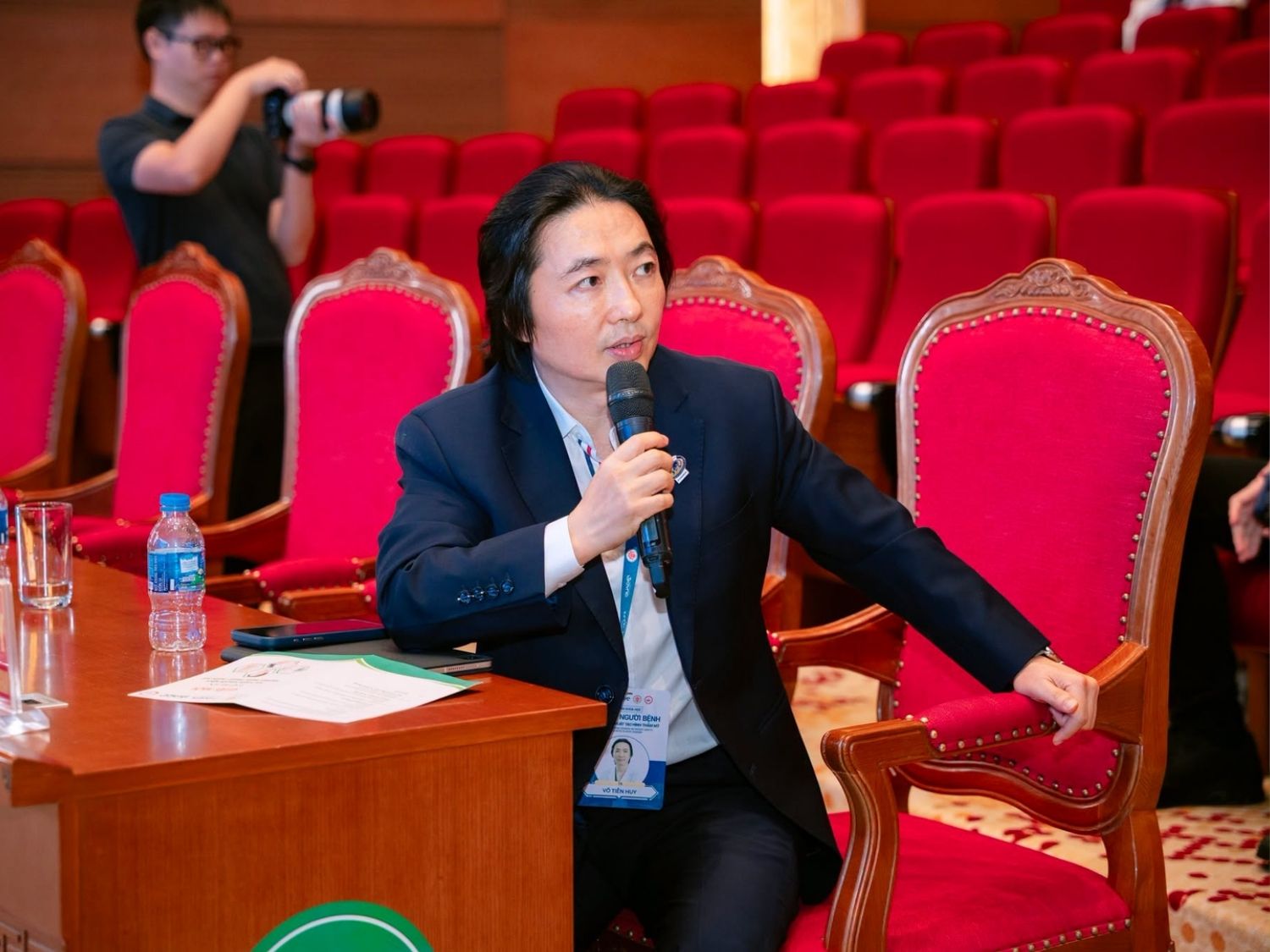 TS.BS Võ Tiến Huy phát biểu tại buổi tập huấn