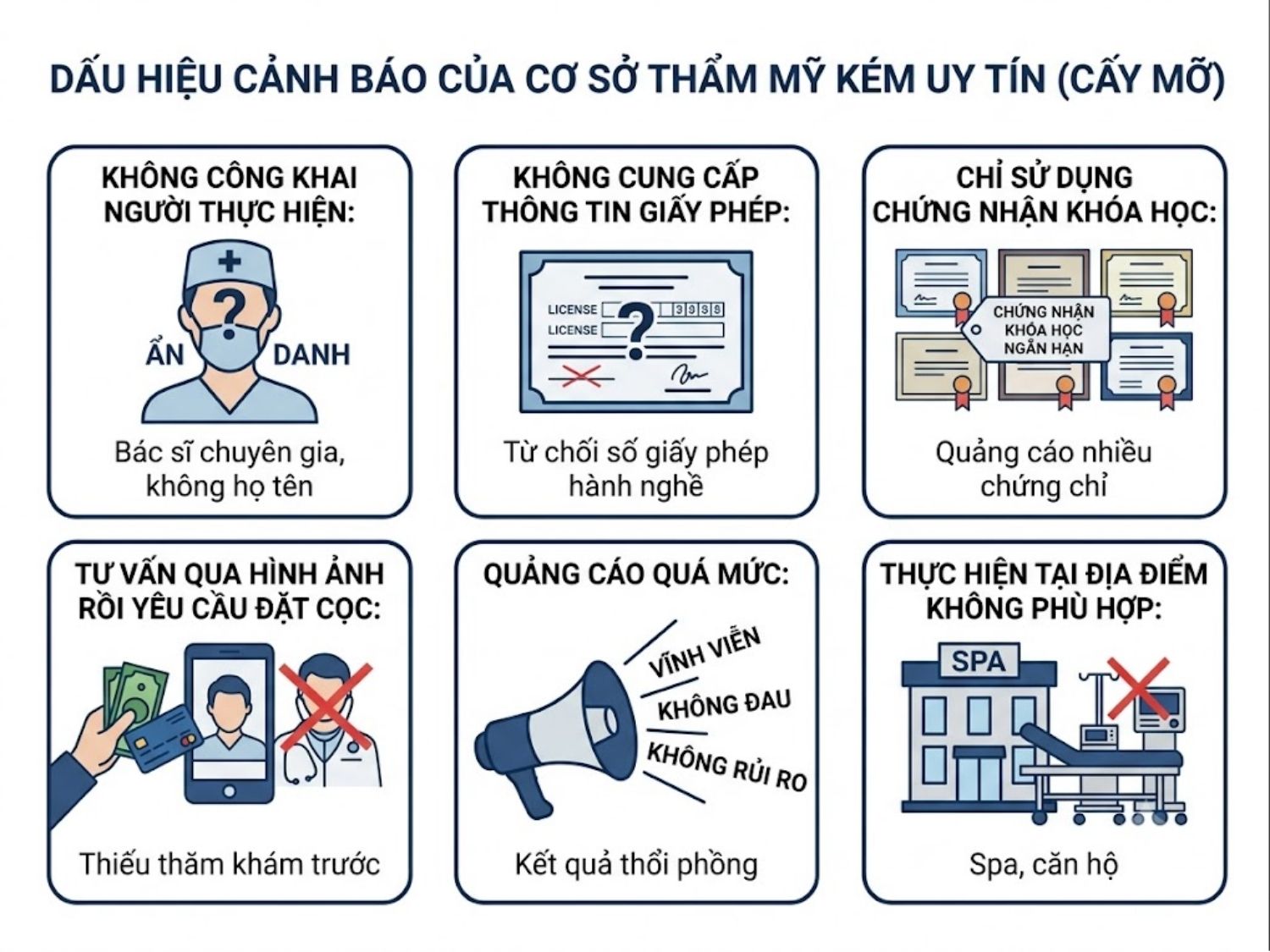 ảnh mô tả Những dấu hiệu cần thận trọng khi lựa chọn bác sĩ cấy mỡ