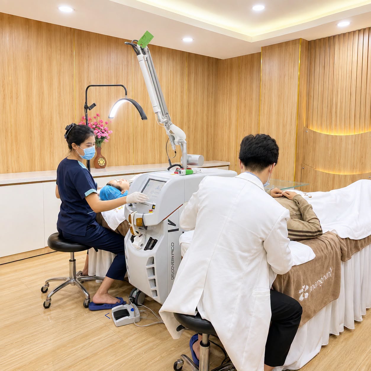 Khách hàng đến Kangnam chăm sóc da thường xuyên