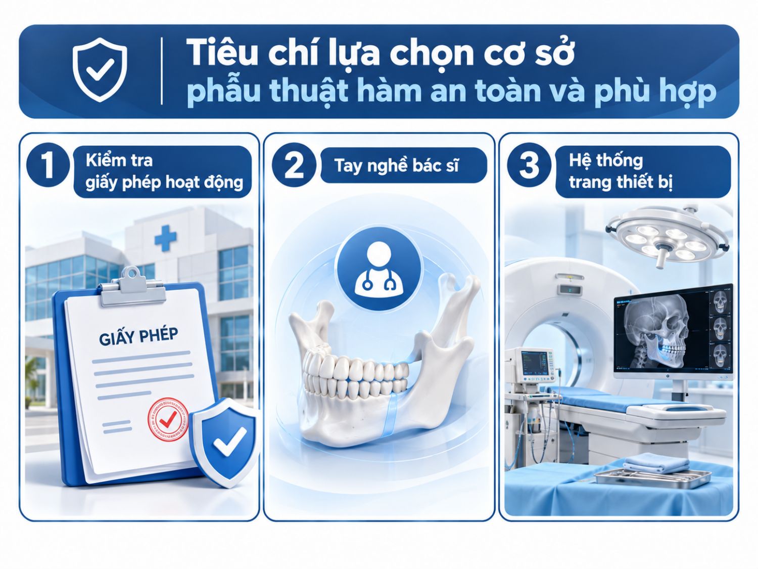 ảnh mô tả tiêu chí chọn địa chỉ chỉnh hàm uy tín và an toàn
