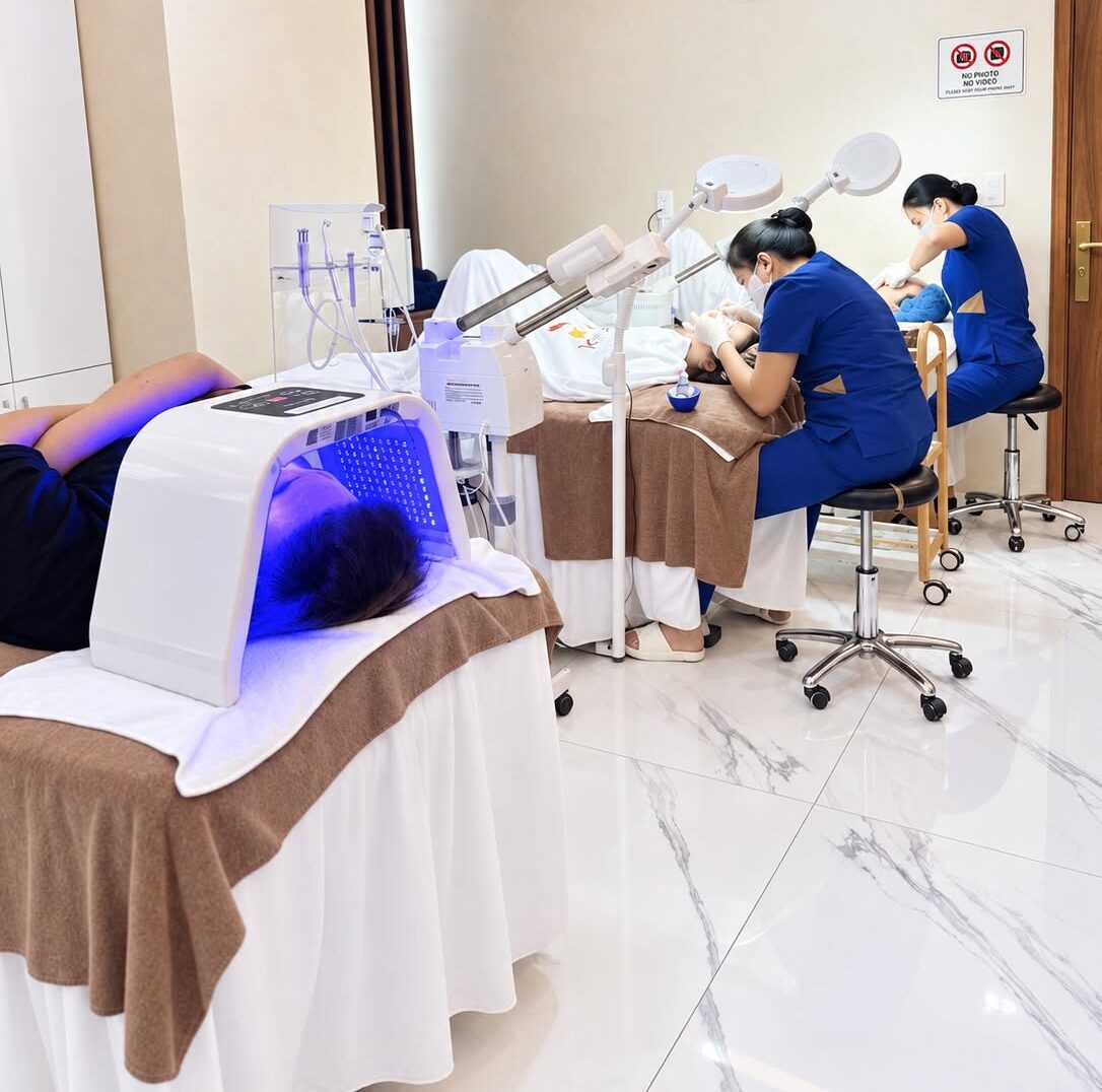 Quá trình thực hiện chăm sóc da