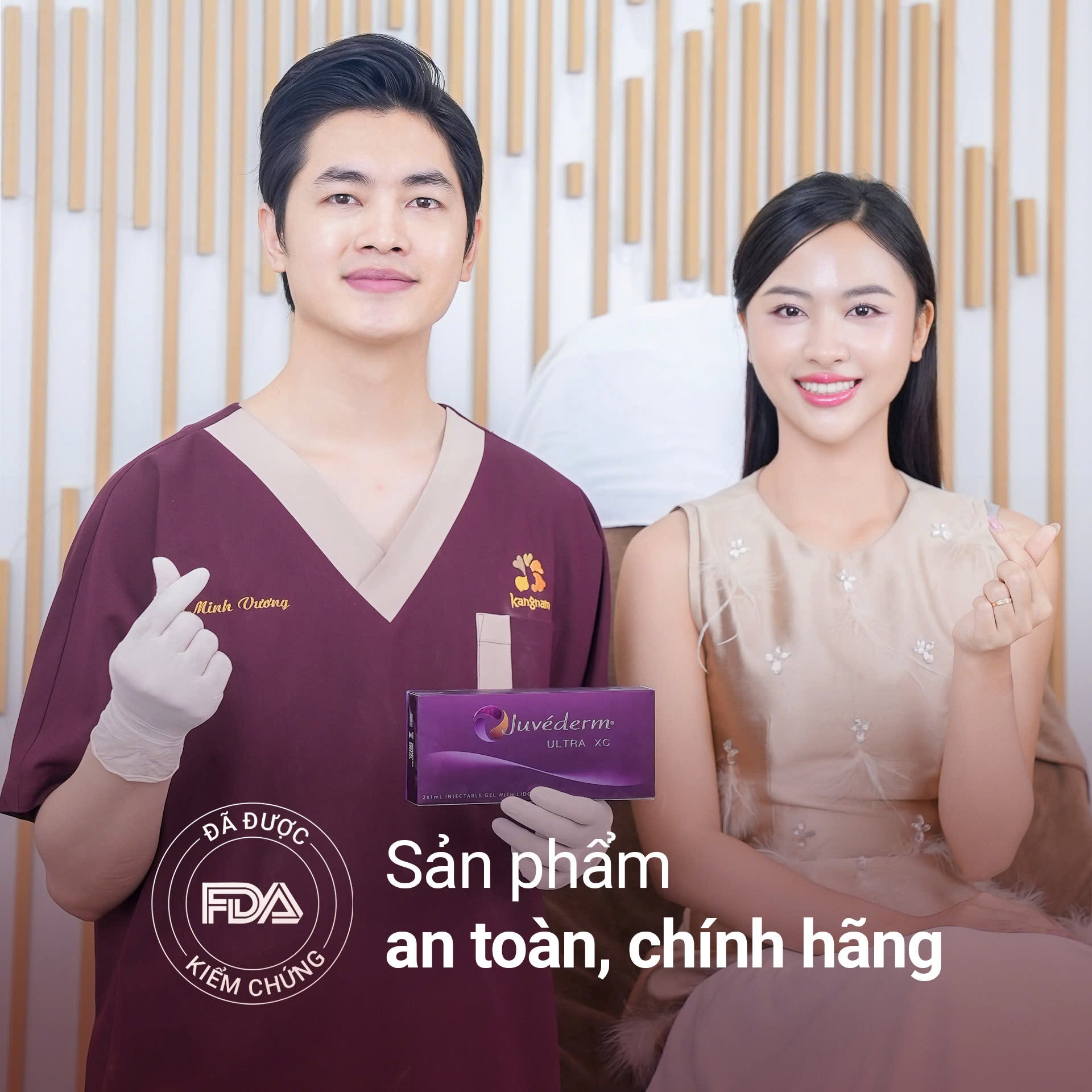 Việc kiểm tra tên sản phẩm, nguồn gốc, bao bì và thông tin sản phẩm trước khi thực hiện giúp khách hàng chủ động hơn khi lựa chọn dịch vụ thẩm mỹ.