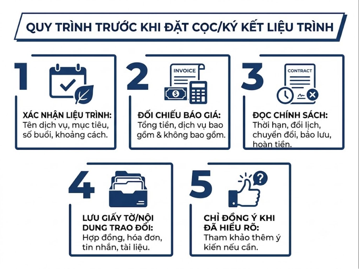 ảnh mô tả điều cần lưu ý trước khi đặt cọc