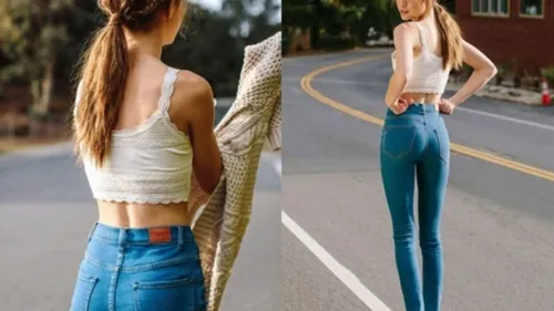 Trang phục tập trung điểm nhấn vào vòng eo thon gọn giúp giấu đi khuyết điểm vòng 3 nhỏ mông lép mặc gì cho đẹp