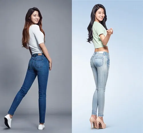 Học tập ngọc nữ xứ Hàn Seolhyun lựa chọn quần Jean hợp dáng, tạo hiệu ứng vòng 3 nảy nở mông nhỏ