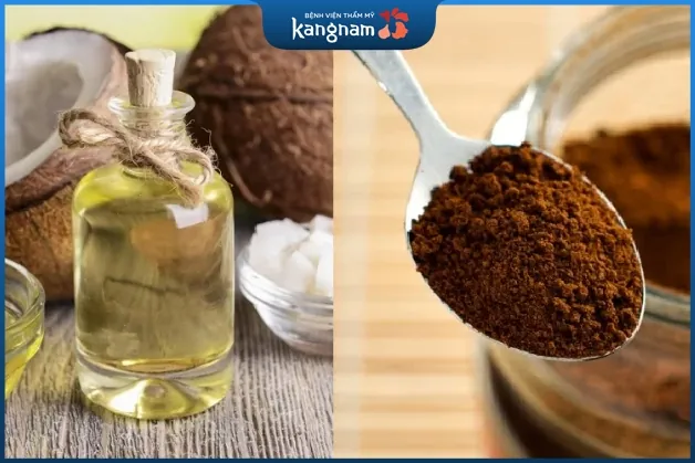 Dầu dừa và bã cà phê giảm thiểu thâm sạm ở nách