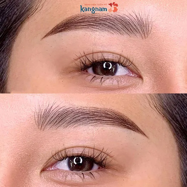 Điêu khắc lông mày tinh tế đến từng đường nét