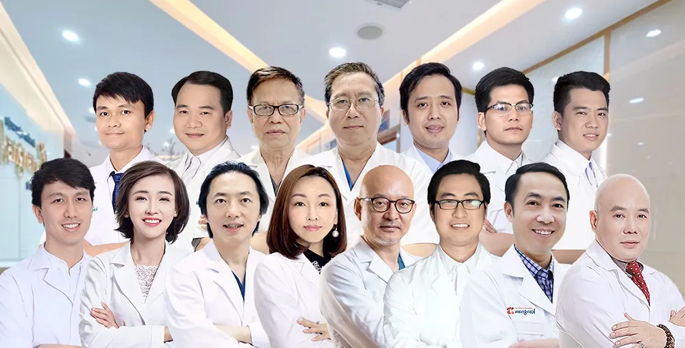 Đội ngũ bác sĩ tại hệ thống thẩm mỹ Kangnam.